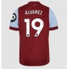 West Ham United Edson Alvarez #19 Hjemmedrakt 2023-24 Kortermet